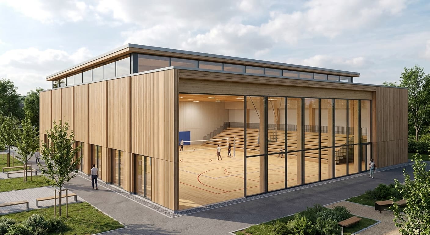 Complexe sportif couvert-4