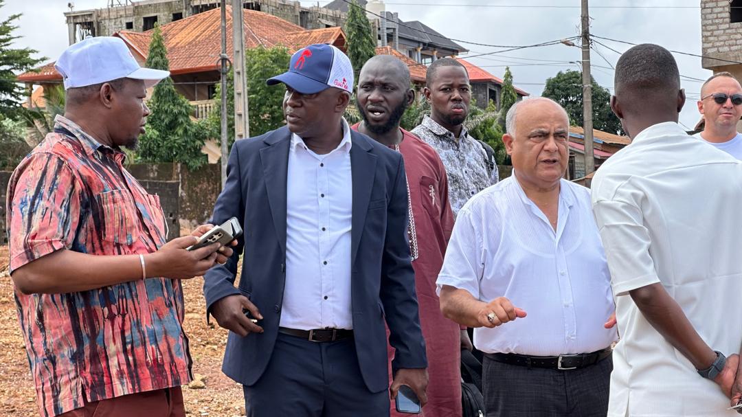 Visite de terrain à Conakry, en Guinée.