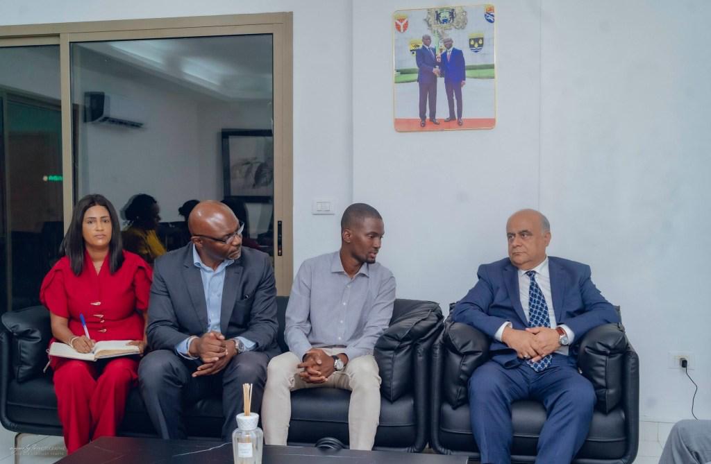 Séance de travail avec les partenaires de Numan Groupe Gabon.